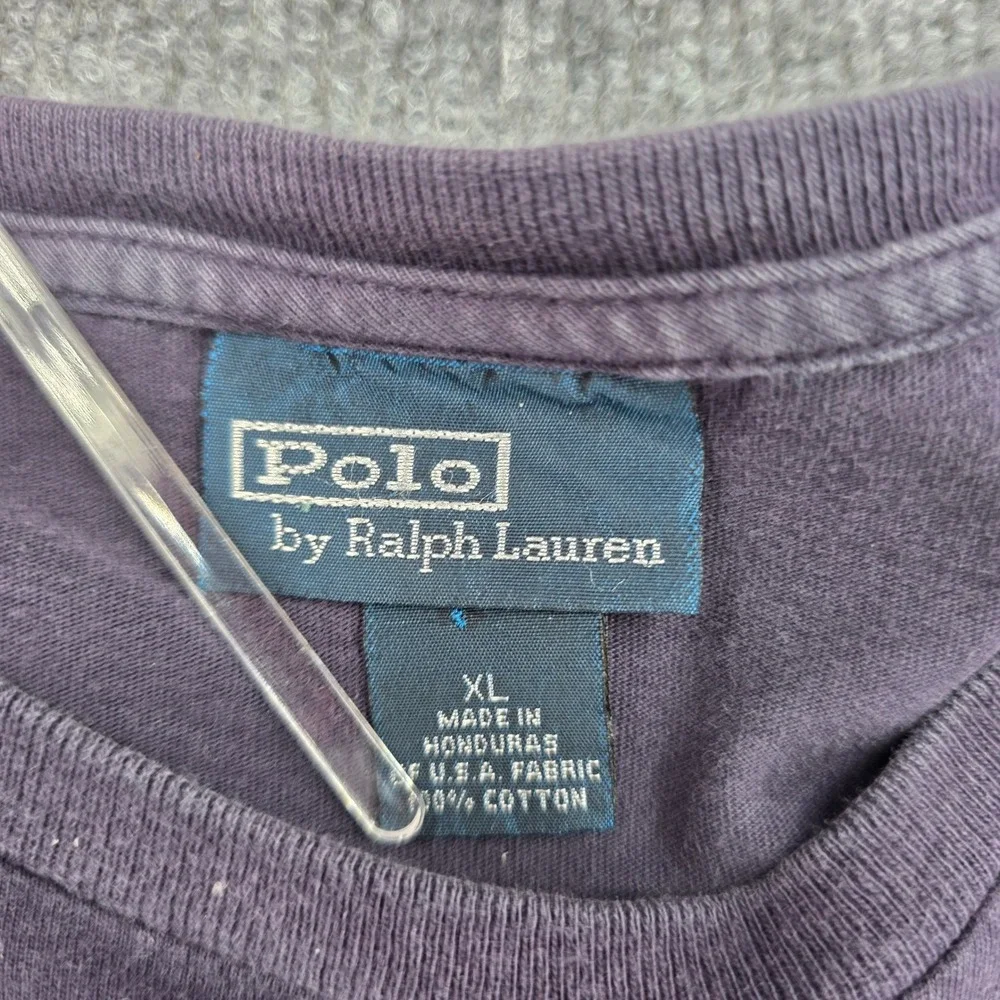 Polo Ralph Lauren Mens Pocket T-Shirt Lot 2 Pack Single Stitch XL Short Sleeve